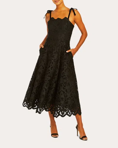 Mestiza Women's Cataleya Lace Midi Dress In Black