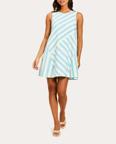 Mestiza Women's Cecily Reversible Crepe Sleeveless Mini Dress Polyester/spandex In Multi