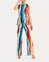 Mestiza Women's Claudia Abstract Print Crepe Vest Top Polyester/spandex In Multi