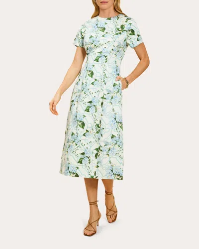 Mestiza Women's Hampton Reversible Poplin Tailored Midi Dress Cotton/spandex In Multi