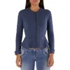 Met Blue Polyamide Full-length Jacket In Blue