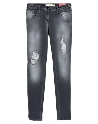 Met Jeans Woman Jeans Black Size 29 Cotton, Elastane, Polyester