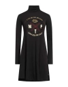Met Jeans Woman Short Dress Black Size M Cotton