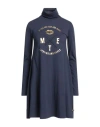Met Jeans Woman Mini Dress Navy Size Xs Cotton In Blue