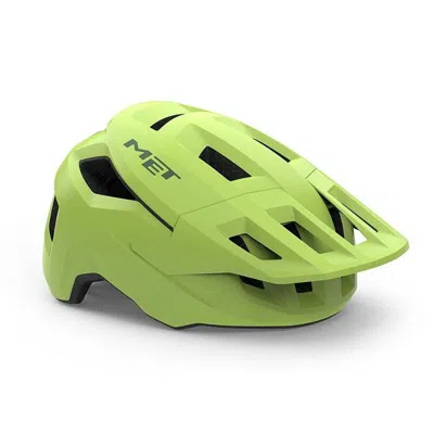 Met Shelter Matte Lime Green Hel