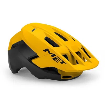 Met Terrae Mips Matte Yellow Black Hel