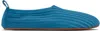 Meta Campania Collective Blue Aime Silk Rib Knit Flats