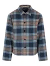Meta Campania Collective Check Wool Jacket In Multi