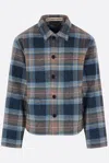 Meta Campania Collective Check Wool Jacket In Blue