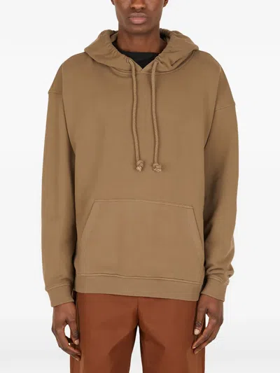 Meta Campania Collective Cotton Hoodie In Brown