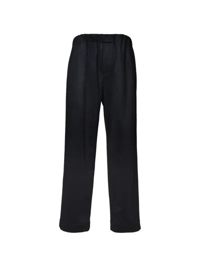 Meta Campania Collective Drawstring Cashmere Trousers In Black