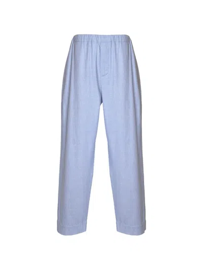Meta Campania Collective Drawstring Wide-leg Trousers In Blue