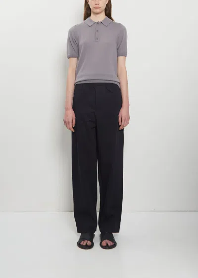 Meta Campania Collective Ed Cotton Drawstring Trousers In Blue