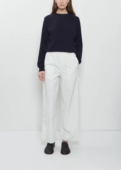 Meta Campania Collective Frankie Drawstring Technical Nylon Worker Trousers In White
