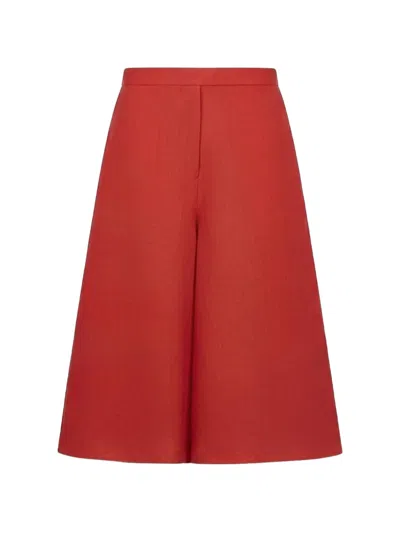 Meta Campania Collective Jana Wide-leg Trousers In Red