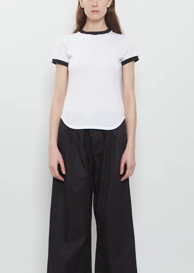 Meta Campania Collective Lucy Curved Hem Fitted T Shirt