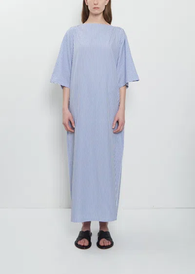 Meta Campania Collective Oona Batwing Stripe Dress In Blue