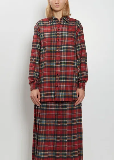 Meta Campania Collective Pablo Cotton Tartan Shirt In Multi