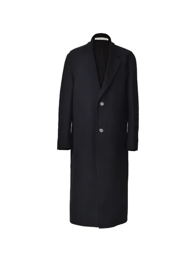 Meta Campania Collective Single-breasted Coat In Black