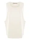 Meta Campania Collective Twill Sleeveless Tank Top In Neutral