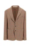 Meta Campania Structured Brown Jacket In Brown