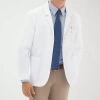 Meta Labwear 739 30" Consultation Mens Tall Long Sleeve Lab Coat In White
