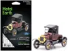 Metal Earth Model Kit 1925 Ford Model T Runabout Dark Red And Black (moderate Difficulty) Steel Model By Metal E In Multi