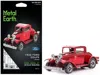 Metal Earth Model Kit 1932 Ford Coupe Red (moderate Difficulty) Steel Model By  In Red