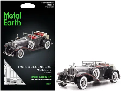 Metal Earth Model Kit 1935 Duesenberg Model J Black (moderate Difficulty) Steel Model By