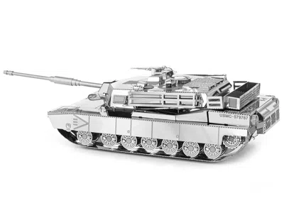 Metal Earth Model Kit American M1 Abrams Tank (moderate Difficulty) Steel Model