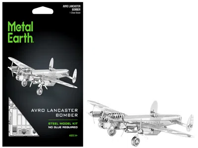 Metal Earth Model Kit Avro Lancaster Bomber Aircraft "royal Air Force" (moderate Difficulty) Steel Model By Meta