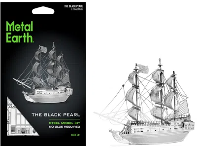 Metal Earth Model Kit Black Pearl Ship (moderate Difficulty) Steel Model By