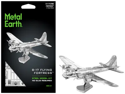 Metal Earth Model Kit Boeing B-17 Flying Fortress Bomber Aircraft (moderate Difficulty) Steel Model By Metal Ear In Silver