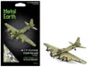 Metal Earth Model Kit Boeing B-17 Flying Fortress Bomber Aircraft "world Ii" United States Army Air Forces (chal In Green