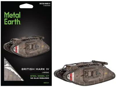 Metal Earth Model Kit British Mark Iv Tank (moderate Difficulty) Steel Model By