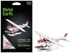 Metal Earth Model Kit Cessna 182 Floatplane White And Red (moderate Difficulty) Steel Model By  In Multi