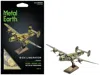 Metal Earth Model Kit Consolidated B-24 Liberator Bomber Aircraft "diamond Lil" United States Army Air Forces (c In Green