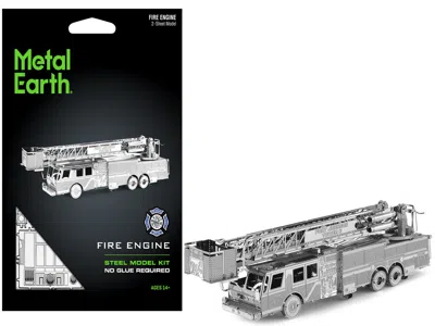 Metal Earth Model Kit Fire Engine "fort Johnson Tower 6" (moderate Difficulty) Steel Model