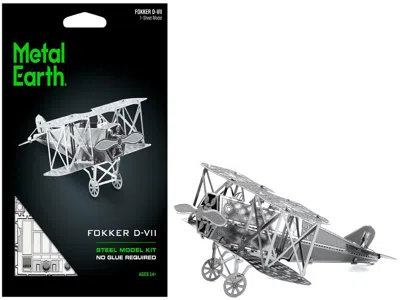 Metal Earth Model Kit Fokker D-vii Fighter Aircraft "imperial German Army" (easy Difficulty) Steel Model