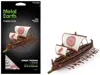 Metal Earth Model Kit Greek Trireme Ship (expert Difficulty) Steel Model By  In Brown