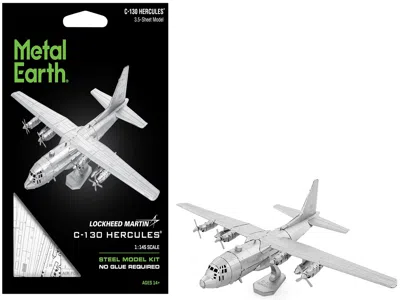 Metal Earth Model Kit Lockheed C-130 Hercules Transport Aircraft "united States Air Force" (moderate Difficulty)