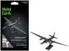 Metal Earth Model Kit Lockheed Martin U-2 Dragon Lady Aircraft "united States Air Force" (moderate Difficulty) S In Multi