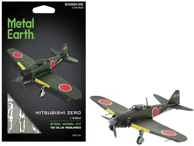 Metal Earth Model Kit Mitsubishi A6m Zero Fighter Aircraft "world War Ii" Imperial Japanese Navy (moderate Diffi