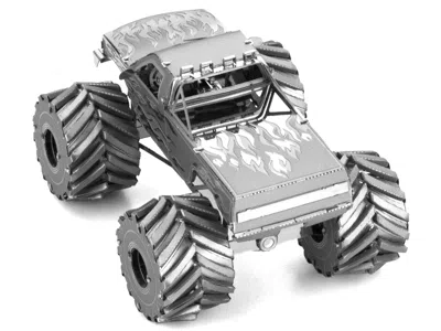 Metal Earth Model Kit Monster Truck With Flame Graphics (moderate Difficulty) Steel Model By