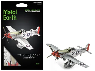 Metal Earth Model Kit North American P-51d Mustang Fighter Aircraft "sweet Arlene" United States Army Air Forces