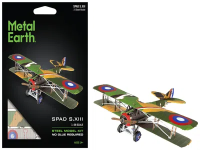Metal Earth Model Kit Spad S. Xiii Fighter Aircraft "world War I" French Air Force (moderate Difficulty) Steel M