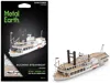 Metal Earth Model Kit Sultana Steamboat (moderate Difficulty) Steel Model By  In White