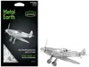 Metal Earth Model Kit Supermarine Spitfire Fighter Aircraft "royal Air Force" (easy Difficulty) Steel Model