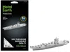 Metal Earth Model Kit Uss Theodore Roosevelt Cvn-71 Aircraft Carrier (expert Difficulty) Steel Model By Metal Ea In Gray