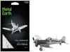 Metal Earth Model Kit Vought F4u Corsair Fighter Aircraft "united States Navy" (moderate Difficulty) Steel Model